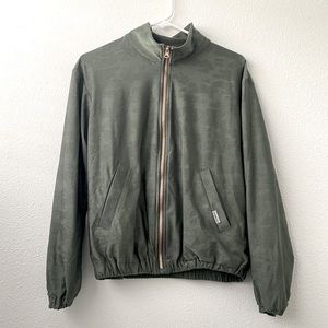 NWOT Foray Sport Green Zip Up Activewear Golf Jacket